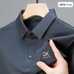Premium Oxford Cotton Band Collar Casual Long Sleeve Shirt for Men