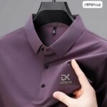 Premium Oxford Cotton Band Collar Casual Long Sleeve Shirt for Men
