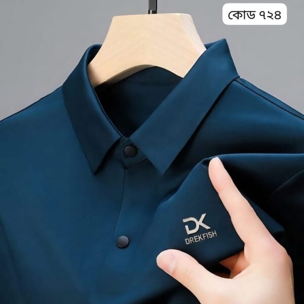 Premium Oxford Cotton Band Collar Casual Long Sleeve Shirt for Men